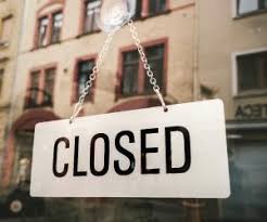 Closed sign